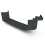Quad Gutter 115 External Cast Angle 90° Gun Metal Grey