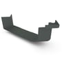 Quad Gutter 115 External Cast Angle 90° Slate Grey