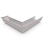 Quad Gutter 115 Full Return Stop End Left Hand Birch