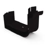 Quad Gutter 115 Internal Two Piece Cast Angle 135° Ebony
