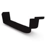Quad Gutter 115 Internal Cast Angle 90° Ebony