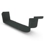 Quad Gutter 115 Internal Cast Angle 90° Gun Metal Grey