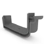 Quad Gutter 115 Internal Two Piece Cast Angle 90° Cobblestone