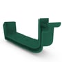 Quad Gutter 115 Internal Two Piece Cast Angle 90° Caulfield Green