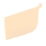 Quad Gutter 115 Stop End Left Hand Smooth Cream