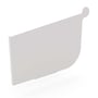 Quad Gutter 115 Stop End Left Hand Gull Grey