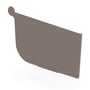 Quad Gutter 115 Stop End Right Hand Banyan Brown