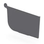 Quad Gutter 115 Stop End Right Hand Granite