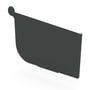 Quad Gutter 115 Stop End Right Hand Gun Metal Grey