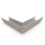 Quad Gutter 125 External Mitre Slotted Beige