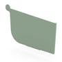 Quad Gutter 150 Stop End Right Hand Mist Green