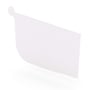 Quad Gutter 150 Stop End Right Hand Off White