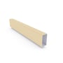Rectangular Patio Tube 76x38mm 1.6mm BMT Smooth Cream 4000mm