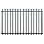 Squash Top Fence Gate 2450 x 1800mm Black