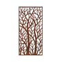 Real Rust Steel Screen Forest 1800 x 900mm
