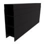 Aluminium Retaining Wall Sleeper Gun Metal Grey 147x50x2345mm