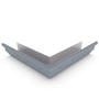 S Gutter External Mitre Slotted Armour Grey