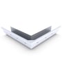 S Gutter External Mitre Slotted Zinc/Aluminium