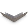 S Gutter External Mitre Slotted Driftwood