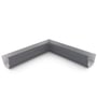S Gutter Internal Mitre Slotted Granite