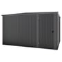 Handi-Mate Hinged Door Shed HM10 Gun Metal Grey