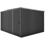 Handi-Mate Hinged Door Shed HM10 Gun Metal Grey