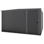 Handi-Mate Hinged Door Shed HM11 Gun Metal Grey
