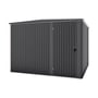 Handi-Mate Hinged Door Shed HM8 Gun Metal Grey