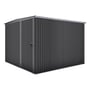 Handi-Mate Hinged Door Shed HM8 Gun Metal Grey