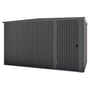 Handi-Mate Hinged Door Shed HM9 Gun Metal Grey