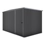 Handi-Mate Hinged Door Shed HM9 Gun Metal Grey