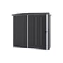 Handi-Mate Sliding Door Shed HM3 Gun Metal Grey