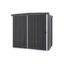 Handi-Mate Sliding Door Shed HM4 Gun Metal Grey