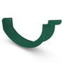 Smoothline Gutter Internal Cast Angle 90° Caulfield Green