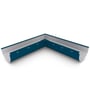 Smoothline Gutter Internal Mitre Slotted Mountain Blue