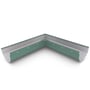 Smoothline Gutter Internal Mitre Slotted Rivergum