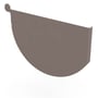 Smoothline Gutter Stop End Right Hand Banyan Brown