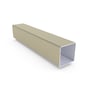 Square Patio Tube 90x90mm 2mm BMT Smooth Cream 3100mm