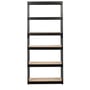 Black Rivet Lock 6 Shelf Unit 2100 x 900 x 450mm