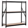 Heavy Duty 3 Shelf Black Unit