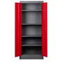 Stratco Red 2 Door Standing Cabinet