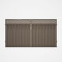 Good Neighbour® Superdek® Screen Top Double Gate Premium .35 BMT 1.8m High Sheet: Beige, Frame: Beig