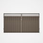 Good Neighbour® Superdek® Screen Top Double Gate Premium .35 BMT 1.8m High Sheet: Beige, Frame: Beig