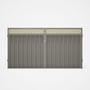 Good Neighbour® Superdek® Screen Top Double Gate Premium .35 BMT 1.8m High Sheet: Birch, Frame: Birc