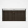 Good Neighbour® Superdek® Screen Top Double Gate Premium .35 BMT 1.8m High Sheet: Banyan Brown, Fram