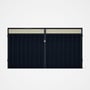 Good Neighbour® Superdek® Screen Top Double Gate Premium .35 BMT 1.8m High Sheet: Dark Stone, Frame: