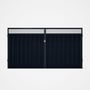 Good Neighbour® Superdek® Screen Top Double Gate Premium .35 BMT 1.8m High Sheet: Dark Stone, Frame: