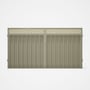Good Neighbour® Superdek® Screen Top Double Gate Premium .35 BMT 1.8m High Sheet: Moss Vale Sand, Fr