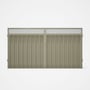Good Neighbour® Superdek® Screen Top Double Gate Premium .35 BMT 1.8m High Sheet: Moss Vale Sand, Fr