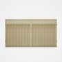 Good Neighbour® Superdek® Screen Top Double Gate Premium .35 BMT 1.8m High Sheet: Primrose, Frame: P